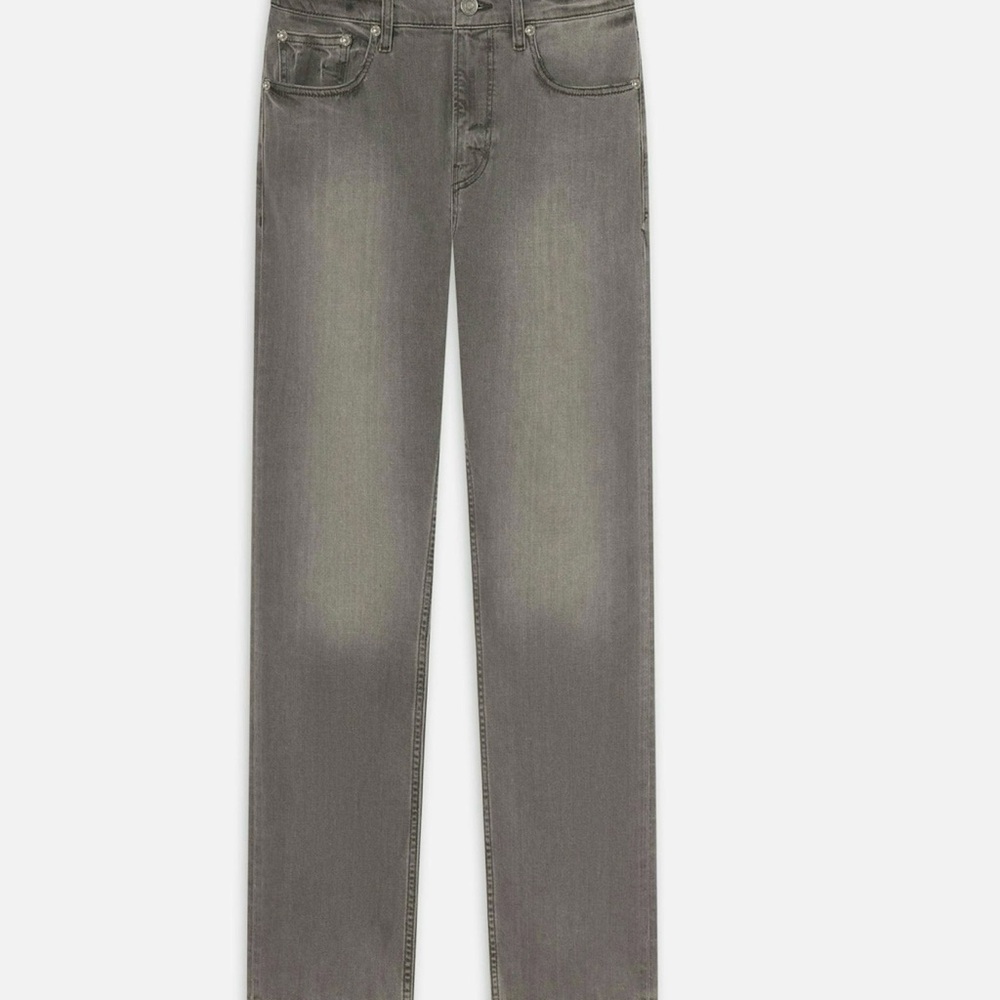 Frame Denim Men's Charcoal Straight Jeans